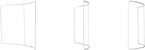 Zipper Wall Curved System inkl. Druck - bannerama