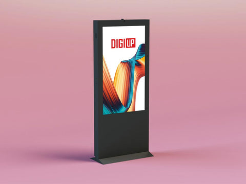 digitale OUTDOOR Stele/Totem DigiUp 55" - bannerama 
