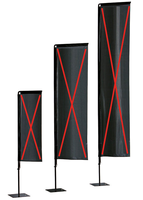 Beachflag Alu Square - bannerama 